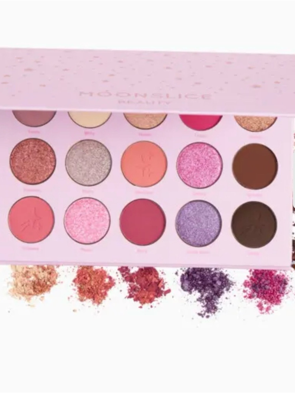 Moonslice Pink & Purple 15-Color Eyeshadow Palette - Picture 1 of 7